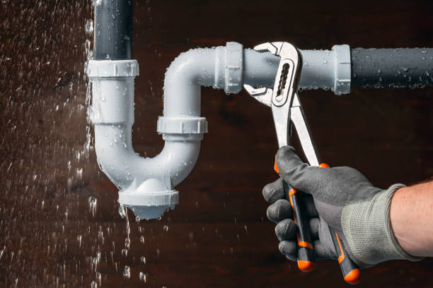 Professional Sewer Line Repair technician working in Landers, CA